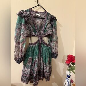 Zimmermann Multicolor Paisley Dress